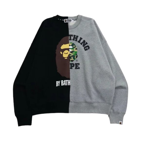 Bape Other - BAPE College Split Crewneck